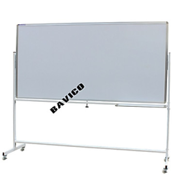 Bảng Di Động 02 Mặt Viết Bút Lông Bavico BDH02 Trắng – 1.2 x 2.0 m