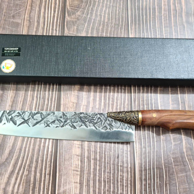 DAO BẾP - DAO THÁI HOA VĂN KHÂU ĐỒNG MÃ A8 DT157 NT topcomshop vn