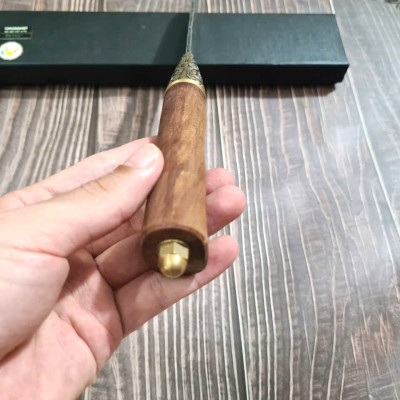 DAO BẾP - DAO THÁI HOA VĂN KHÂU ĐỒNG MÃ A4 DT157 NT topcomshop vn