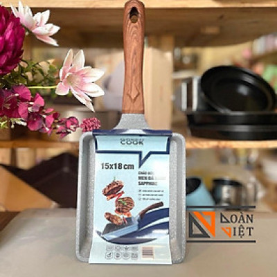 Chảo chống dính - Chống đúc men đá xanh - SỬ DỤNG ĐƯỢC BẾP TỪ. ATSK. Chiên trứng, bít tết, bánh xào Nhật. Chuyên phục vụ