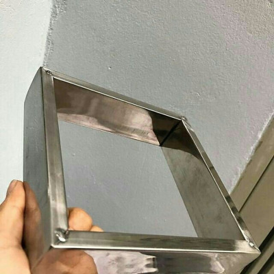 Khuôn Bánh Chưng Inox Loại Lớn, Khuôn Gói Bánh Trưng Vuông Inox Siêu Bền Tiện Lợi, Khuôn Làm Bánh Chưng Size 15cm