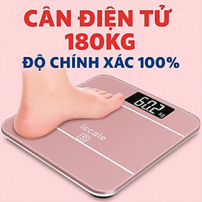 Cân Sức Khỏe 180kg LED - Kiểm Soát Cân Nặng Hiệu Quả: Loại Tốt, Đáng Tin Cậy