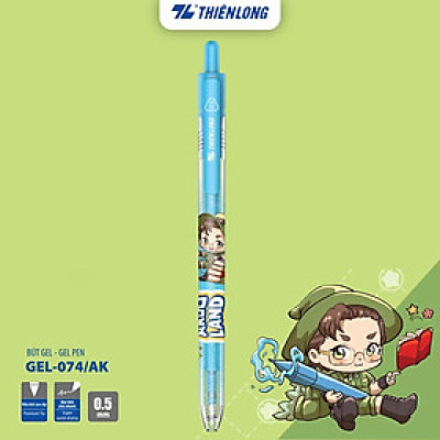 Combo 5/10/20 Bút gel Akooland Tahi Thiên Long GEL-074/AK - Mực khô siêu nhanh
