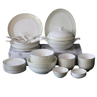 BỘ BÁT ĐĨA SỨ XƯƠNG IVV IMPERIALONDON ARIS (50 MÓN) Hàng chính hãng