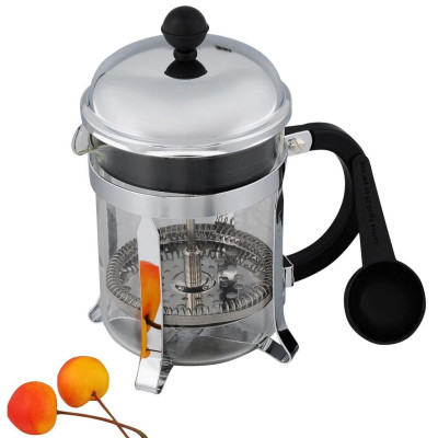 Bình pha trà, cà phê kiểu Pháp Bodum Chambord 500ml màu inox 1924-16, xuất xứ Bồ Đào Nha