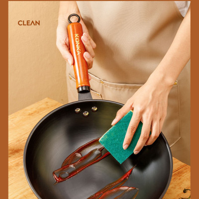 Bộ nồi chảo chống dính Konka Mẫu Mới thép tôi bóng, chống dính chống mài mòn-Hàng nhập khẩu