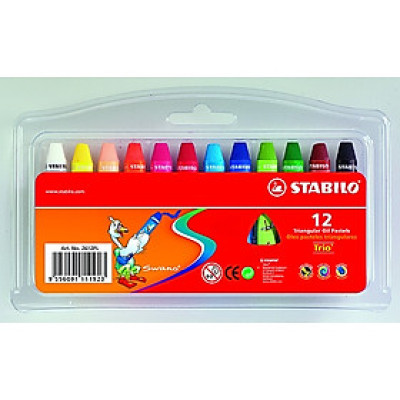 Bộ Bút Sáp Dầu Stabilo Trio OP2612