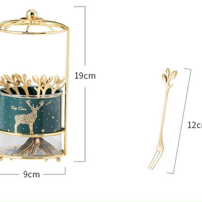 GIỎ ĐỰNG DĨA ĂN HOA QUẢ BẰNG SỨ  ĐÁY TRONG SUỐT VÔ CÙNG TINH TẾ VÀ SANG TRỌNG MẪU MỚI NĂM 2021 - VD34