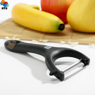 Dụng cụ bào nạo củ quả, gọt vỏ Huohou HU0035 hình răng cưa, xoay 90 độ, inox, hàng chính hãng