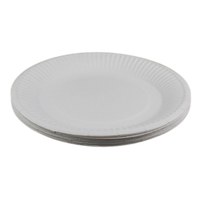 Set 22 đĩa giấy rộng 18cm dùng cho các buổi liên hoan picnic tiện lợi  tặng 2 zipper 10cm