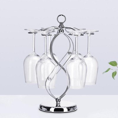 Giá Treo Ly Uống Rượu Vang Cao Cấp Inox 304 Bền Đẹp Để Bàn Trong Gia Đình Mã KT05