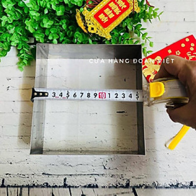 Khuôn Bánh Chưng Inox 16 cm - Inox Dày, Nặng Tay, Bánh Vuông Sắc Nét. Chuyên phục vụ Sp Gia dụng, Khuôn làm bánh, Dụng c