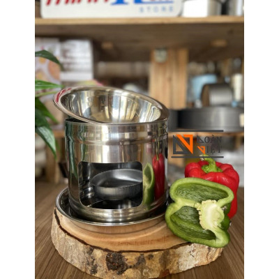 BỘ NỒI LẨU CÔNG CHÚA (1 lít), LẨU MỘT NGƯỜI. Sừ dụng cồn, INOX DÀY, tháo ráp dễ vệ sinh. Dụng cụ nhà bếp, nấu ăn. Chuyên