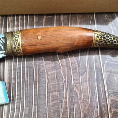 DAO BẾP - DAO THÁI CHẶT HOA VĂN HỔ MÃ A6 DT150 NT topcomshop vn