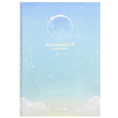 Sổ Lò Xo Toán Học - Morning Glory 10233-87195 - Màu Xanh Dương