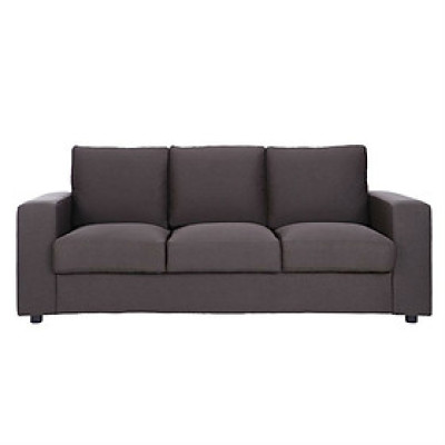 Sofa Vải 3 Chỗ Calvin/L Juno Sofa - Nâu (201 x 84 cm)