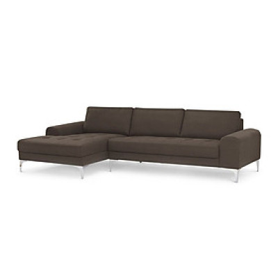 Sofa Góc Klosso G003 289 x 151 x 90 x 85 x 50 cm (Nâu socola)