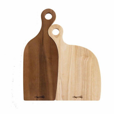 Thớt Gỗ Decor Đa Dụng, Bộ Đôi Thớt Gỗ Tràm - Cao Su Uyên Ương ChopChop 01991 - Đạt chứng nhận vệ sinh an toàn thực phẩm