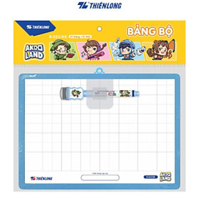 Bảng học sinh 2 mặt nhân vật Akooland Thiên Long B-023/AK