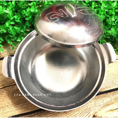 Nồi Gang Dày Kho Thịt Cá 18cm - Giữ Nhiệt Lâu. Chuyên phục vụ Sp Gia dụng, Khuôn làm bánh, Dụng cụ học Sinh, Nhà hàng, Q