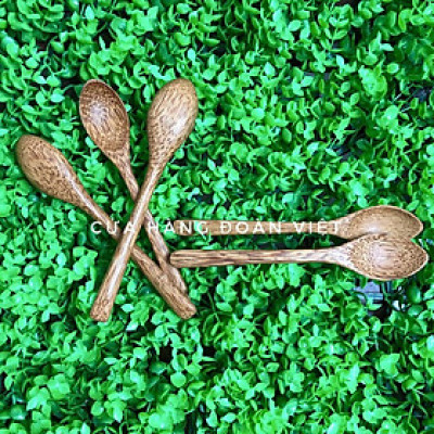 Combo 5 Muỗng Soup Gỗ Dừa. Chuyên phục vụ Sp Gia dụng, Khuôn làm bánh, Dụng cụ học Sinh, Nhà hàng, Quán ăn, Gia dụng tiệ