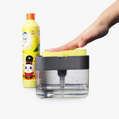 Dụng cụ đựng nước rửa chén thông minh - Tặng kèm miếng rửa chén bát