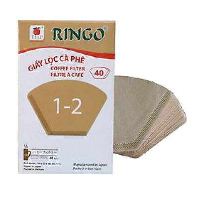 Giấy Lọc café Ringo 1x2 và 1x4 Nhật 