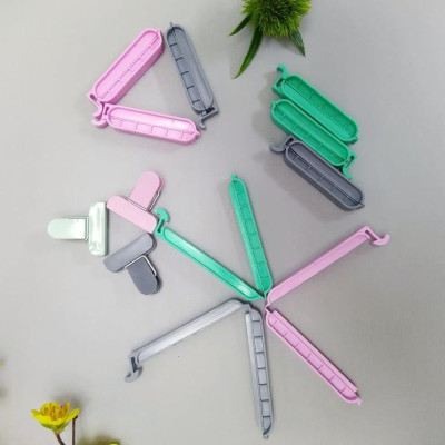 Bộ 12 Kẹp Niêm Phong túi đựng Thực Phẩm Tiện. Dụng cụ nhà bếp dùng niêm phong bao bì chống công trùng, kiến và bụi bẩn.