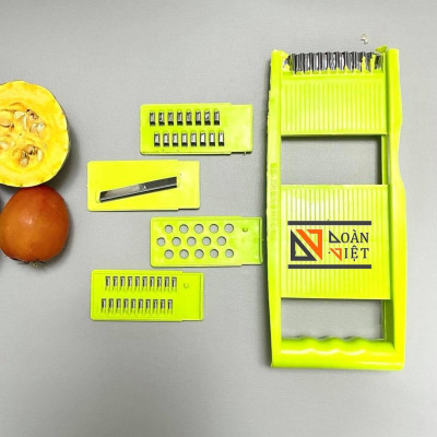 Dụng cụ BÀO SỢI, BÀO RAU CỦ đa năng 5 in 1 - Siêu tiện ích, siêu tiết kiệm. Chuyên phục vụ Sp Gia dụng, Khuôn làm bánh,