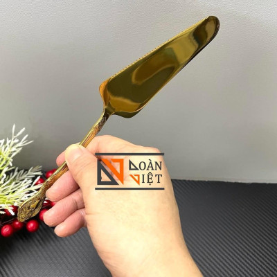 [Mẫu Mới] Xẻng xúc bánh Pizza SIÊU ĐẸP. Dụng cụ xúc bánh 2 trong 1 RĂNG CƯA cắt bánh, kiểu dáng CỔ ĐIỂN - SANG TRỌNG. Ch