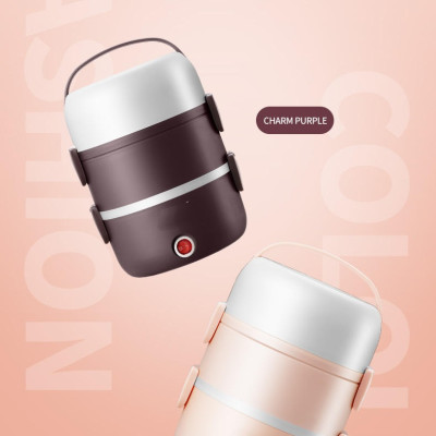 Hộp Cơm Điện Cặp Lồng Điện Hâm Cơm Tự Động 3 Tầng PS-103 - Màu Ngẫu Nhiên - Hàng Chính Hãng