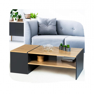 Bàn sofa phòng khách kiểu dáng đẹp nhỏ gọn SMLIFE Chaz