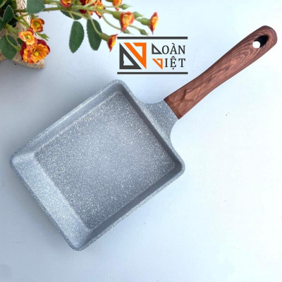 Chảo chống dính - Chống đúc men đá xanh - SỬ DỤNG ĐƯỢC BẾP TỪ. ATSK. Chiên trứng, bít tết, bánh xào Nhật. Chuyên phục vụ