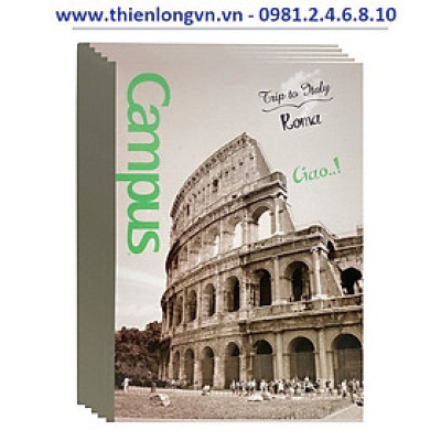 Lốc 5 quyển vở kẻ ngang Landscape 200 trang B5 Campus NNB-BLAS200
