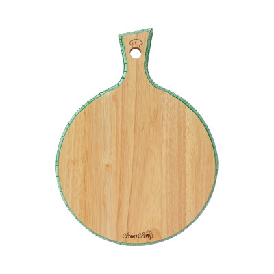 Thớt tròn tay cầm sắc màu gỗ cao su Chopchop 01601 - Đạt chứng nhận vệ sinh an toàn thực phẩm