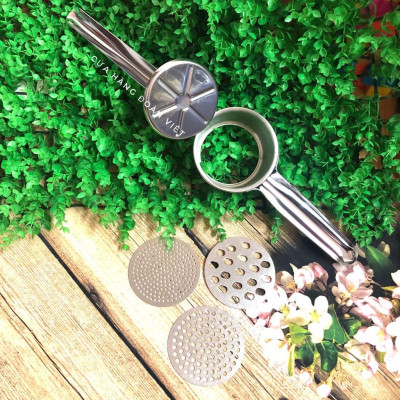 Bộ Khuôn Ép Bún, Bánh Canh, Bánh Lọt. . . - Inox Không Gỉ. Chuyên phục vụ Sp Gia dụng, Khuôn làm bánh, Dụng cụ học Sinh,