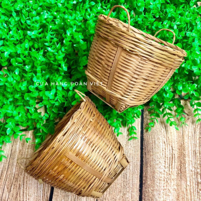 Giỏ Tre - Cần Xé Mini Trang Trí Cực Xinh. Chuyên phục vụ Sp Gia dụng, Khuôn làm bánh, Dụng cụ học Sinh, Nhà hàng, Quán ă