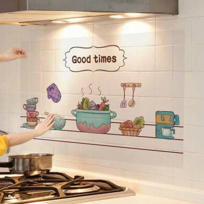 Giấy Dán Tường Cách Nhiệt, Chống Dầu Mỡ Dành Cho Bếp, Decal 3D Họa Tiết - Hàng Chính Hãng MINIIN