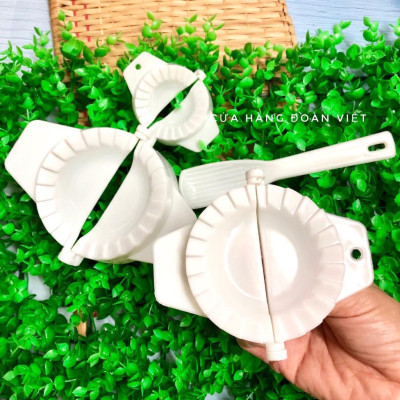 [+tặng] Combo 3 Khuôn Há Cảo Sủi Cảo, Tặng kèm muỗng vét hỗ trợ làm bánh. Bộ dụng cụ làm bánh gia dụng nhà bếp. Chuyên p