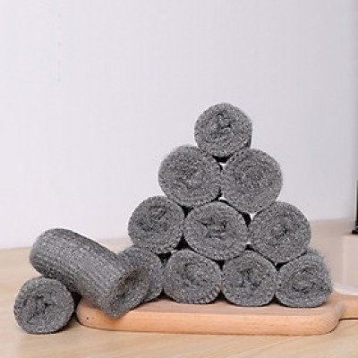 Set 12 cuộn cọ rửa xoong nồi bằng thép mịn Echo Metal hàng nội địa Nhật Bản