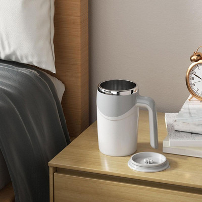 Cốc Khuấy Tự Động Pha Cafe, 380ml Dùng Pin Lõi Inox 304 Không Rỉ Giữ Nhiệt Tốt - HÀNG CHÍNH HÃNG