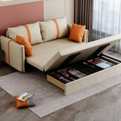 Sofa giường đa năng hộc kéo HGK ngăn chứa đồ tiện dụng Juno Sofa KT 1m8 