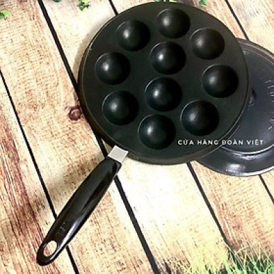 [MỚI] Khuôn Bánh Khọt Chống Dính Có Tay Cầm - 10 Bánh. Chuyên phục vụ Sp Gia dụng, Khuôn làm bánh, Dụng cụ học Sinh, Nhà