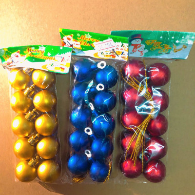 Quả châu treo cây thông noel - Châu mờ đẹp lung linh, có nhiều size để lựa chọn