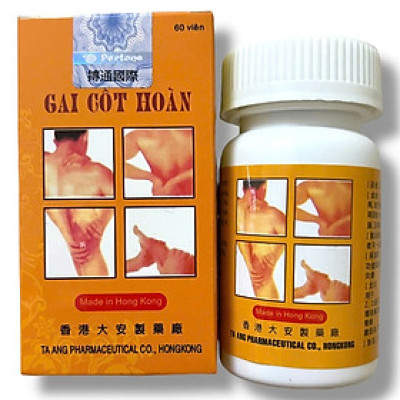 Viên uống Gai cốt hoàn - Hộp 60 viên - Xuất xứ Hồng Kong - Mã số 1430