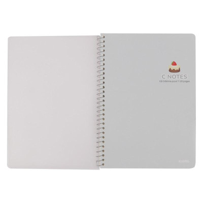 Vở C Notes (6x6)mm lò xo đơn bìa nhựa 2 mặt B5 120 trang 100/76; MS: 587