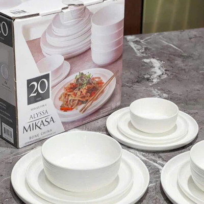 Set bát đĩa mikasa cực đẹp đỉnh chóp của Mỹ Hàng chính hãng