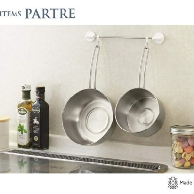 Nồi quấy bột inox có tay cầm Tsubame 1 lít có thang đo bên trong - hàng nội địa Nhật Bản