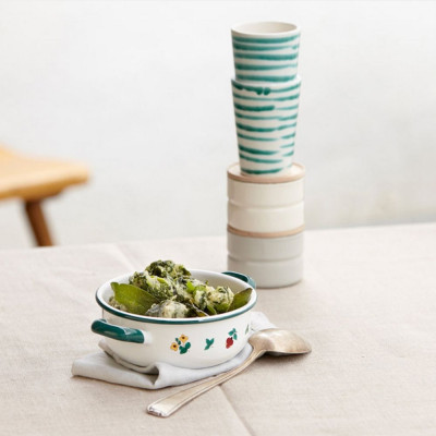 Bát Tô Riess Country Gmundner 0444-049 18cm 1,5L Streublumen Hàng chính hãng