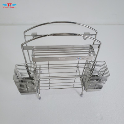 Kệ đựng dao thớt inox 304 Tín Thành Phát – Chắc chắn, giúp sắp xếp bếp gọn gàng hơn, phù hợp mọi không gian bếp